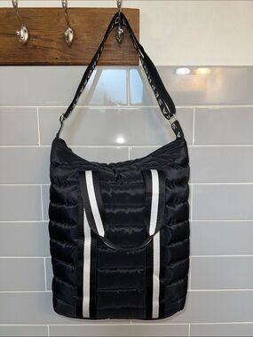 Sephora Quilted Puffer Tote with Crossbody Strap
